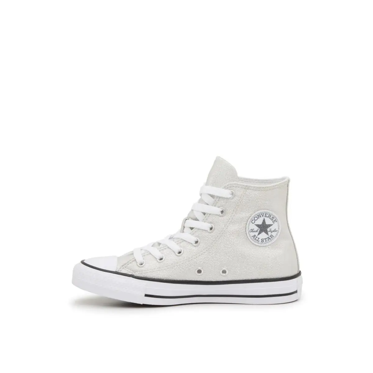 Converse shoes - Grey Glitter 9