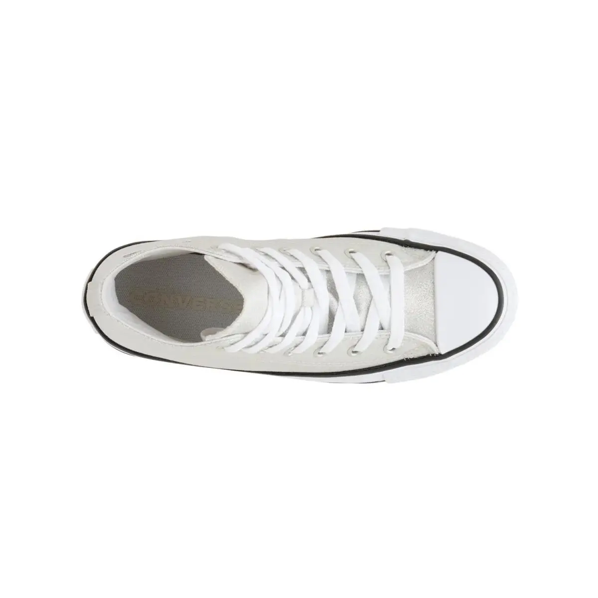 Converse shoes - Grey Glitter 13