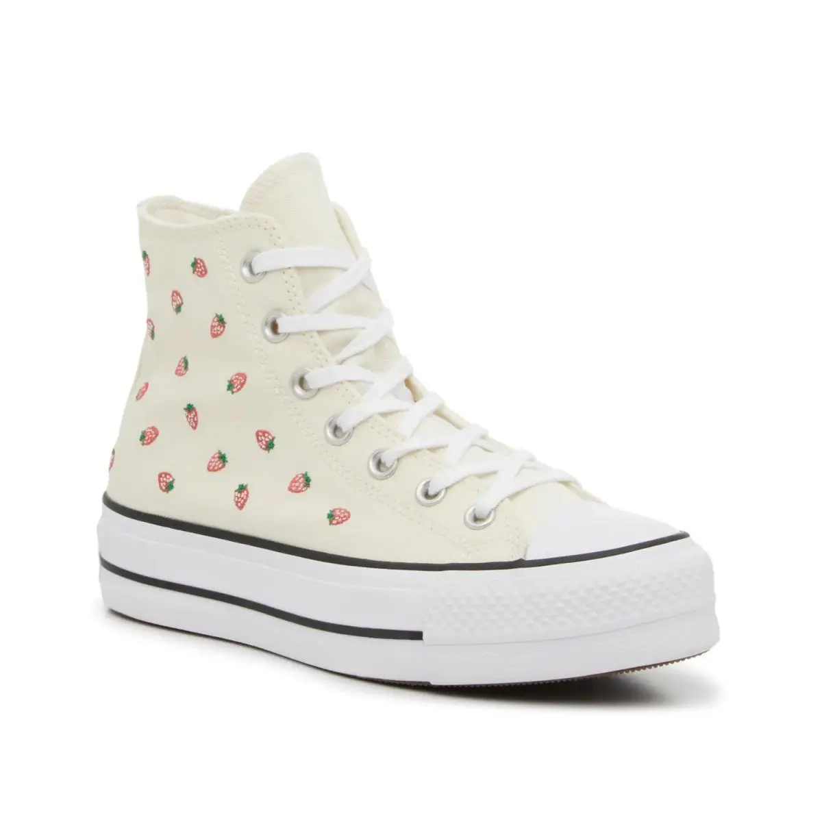 Woman`s Shoes Converse Chuck Taylor All Star Strawberry Platform Sneaker
