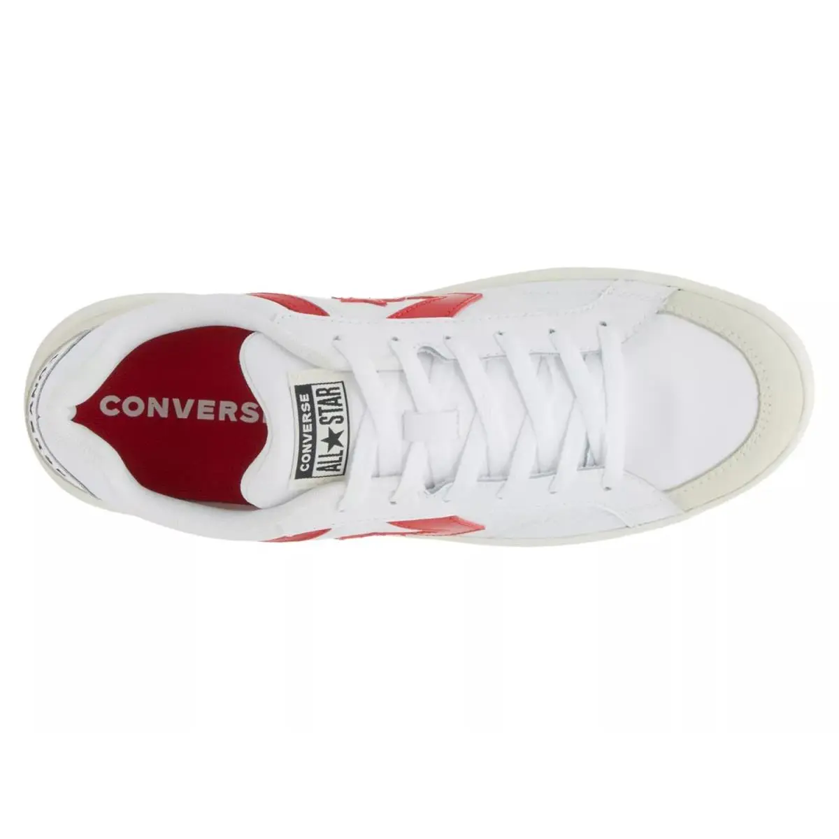 Converse shoes - White/Red/Egret Grey 5