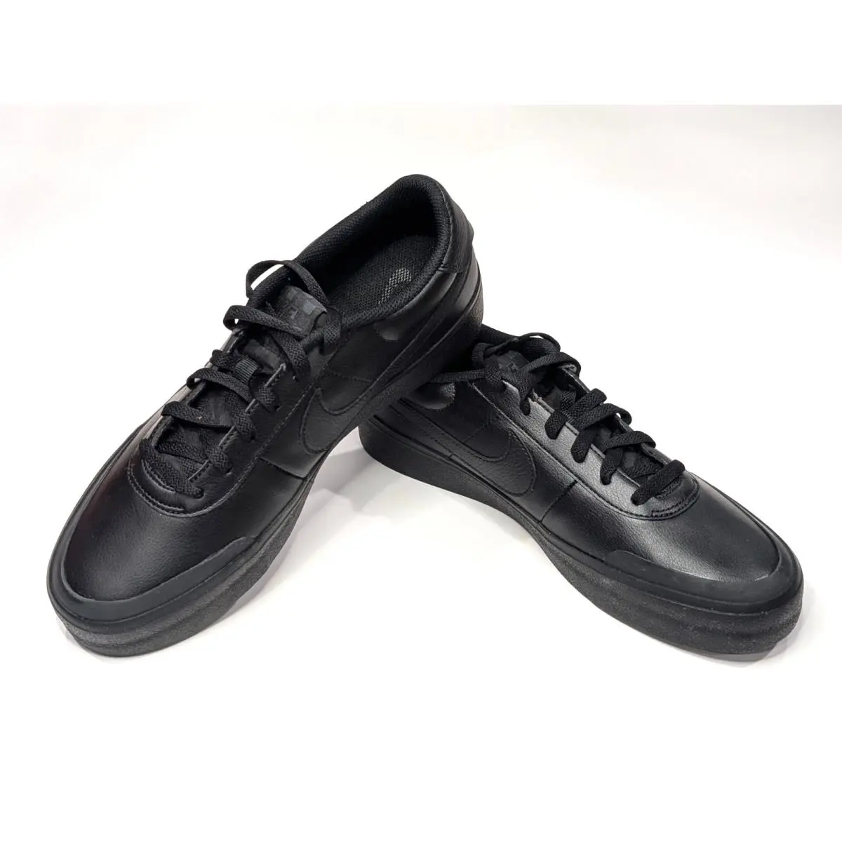 Nike Court Shot Black Leather Men`s Sneakers-assorted Sizes FQ8146-001