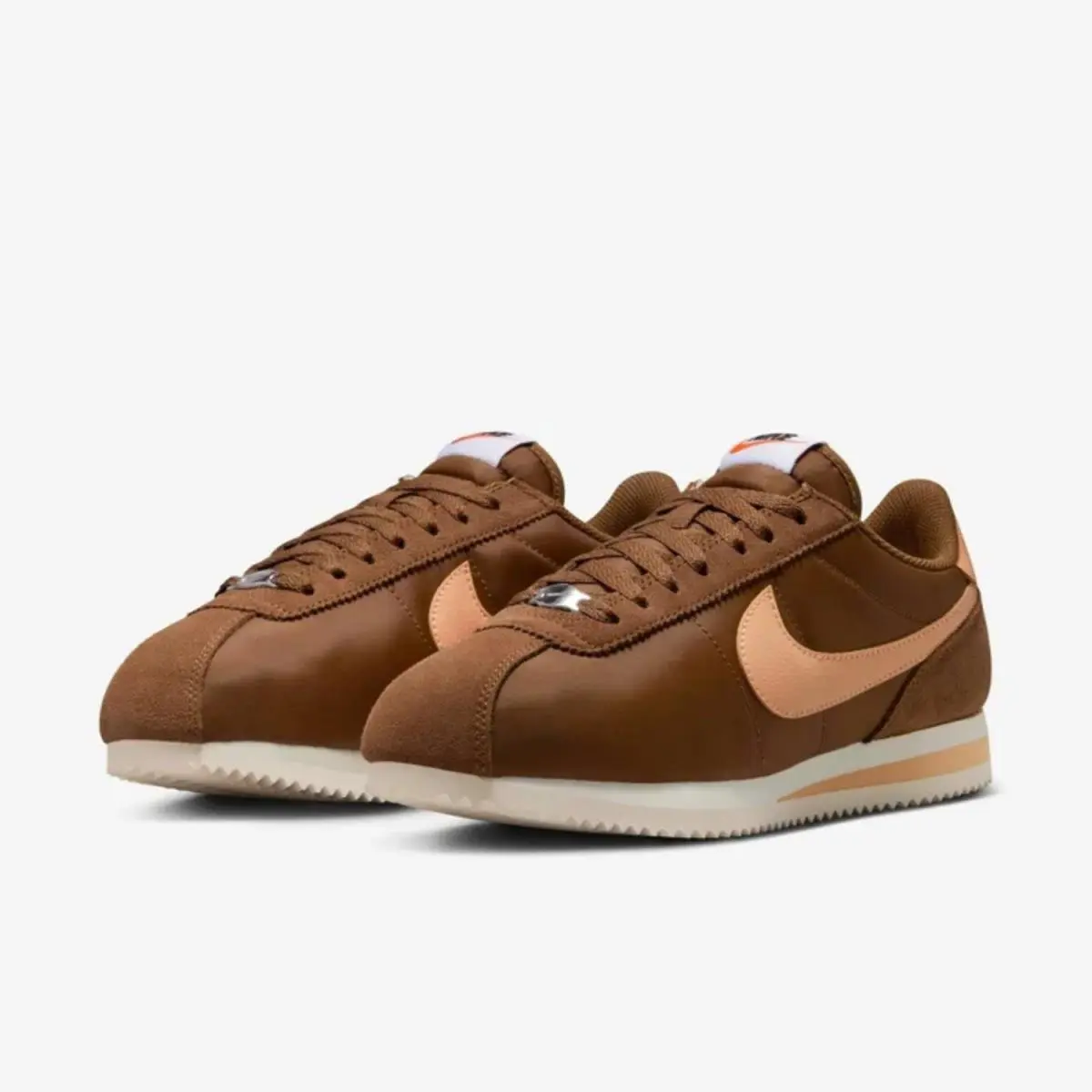 Nike Cortez Textile DZ2795-202 Sneakers Womens Tan Brown Lifestyle Shoes SHOP426