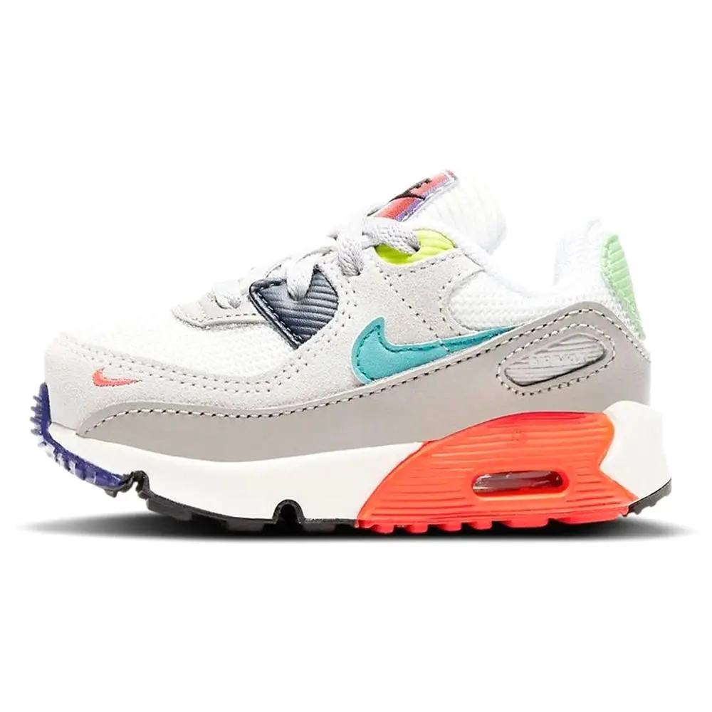 Toddler`s Nike Air Max 90 Eoi Pearl Grey/sport Turq DA5715 001