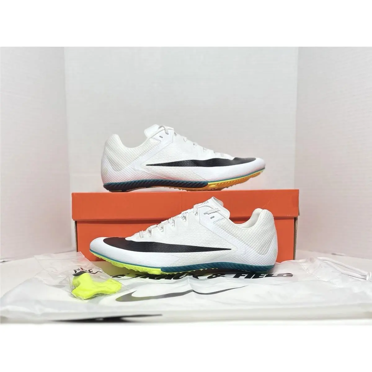 Nike Zoom Rival Sprint Track Field Spikes Running Shoes FZ9663-102