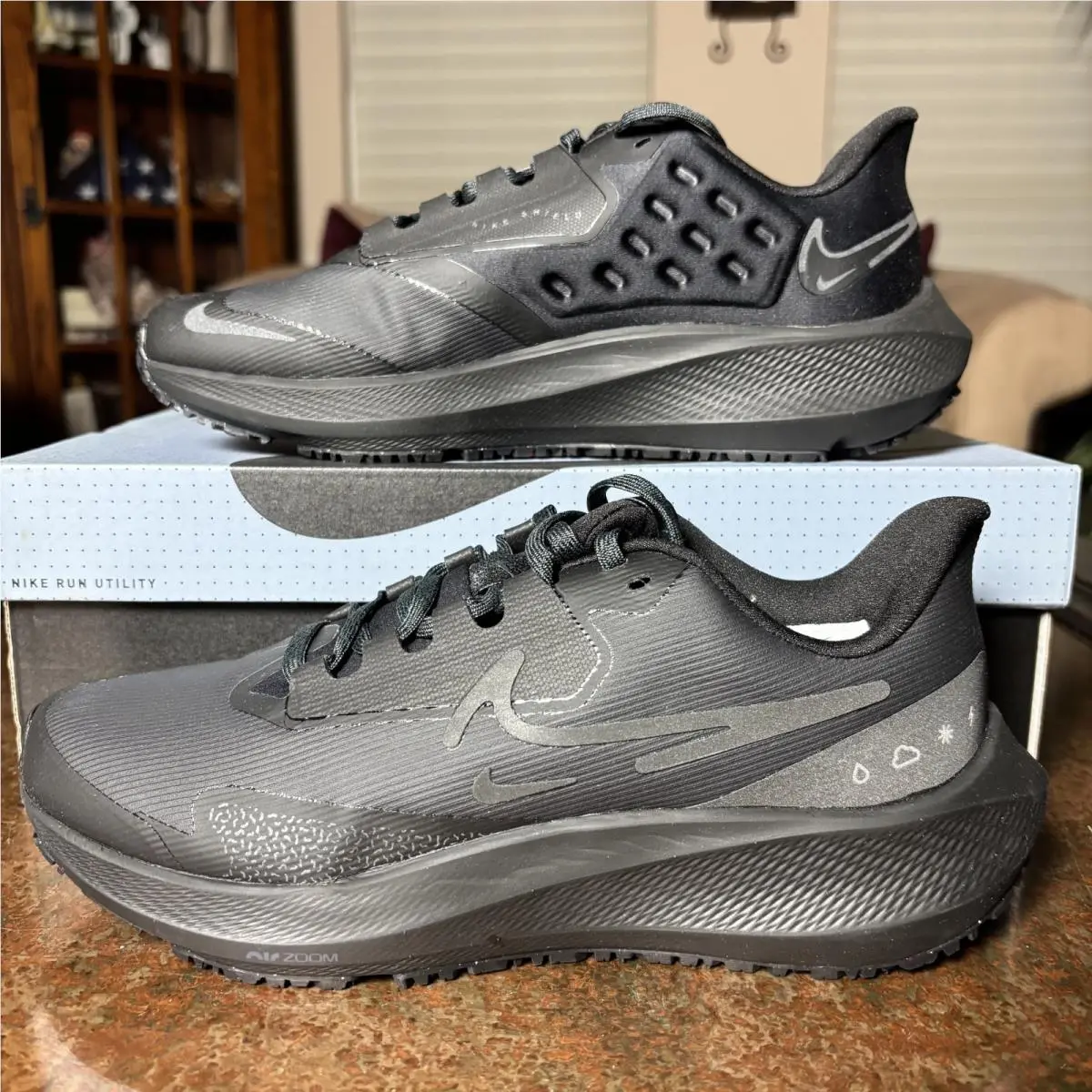 Nike shoes - Nike Air Zoom Pegasus 39 Shield - DO7626-001 - Black 1