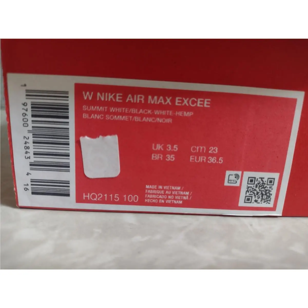 Nike shoes - Nike Air Max Excee - Air Max Excee - HQ2115-100 - White 20