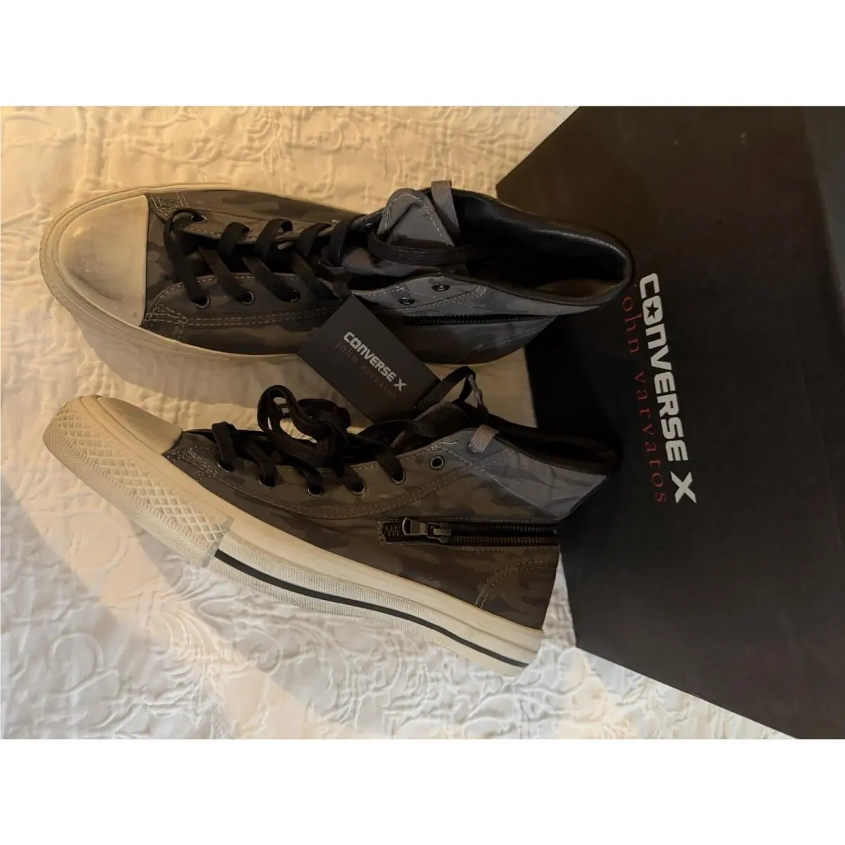 Converse X John Varvatos CT Zip HI Charcoal Camk Mens 9
