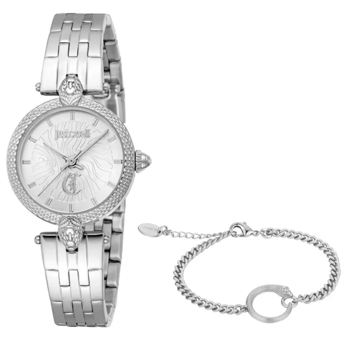 Just Cavalli Women`s Mini Attraente Set Silver Dial Watch - JC1L330M0045