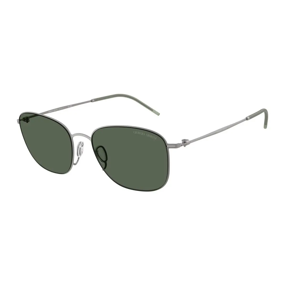 Giorgio Armani AR6168 300371 Gunmetal Dark Green 54 mm Men`s Sunglasses