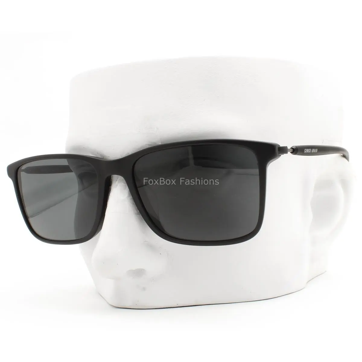 Giorgio Armani Sunglasses Matte Black AR 8218F 5875/87 with Case Alternative Fit