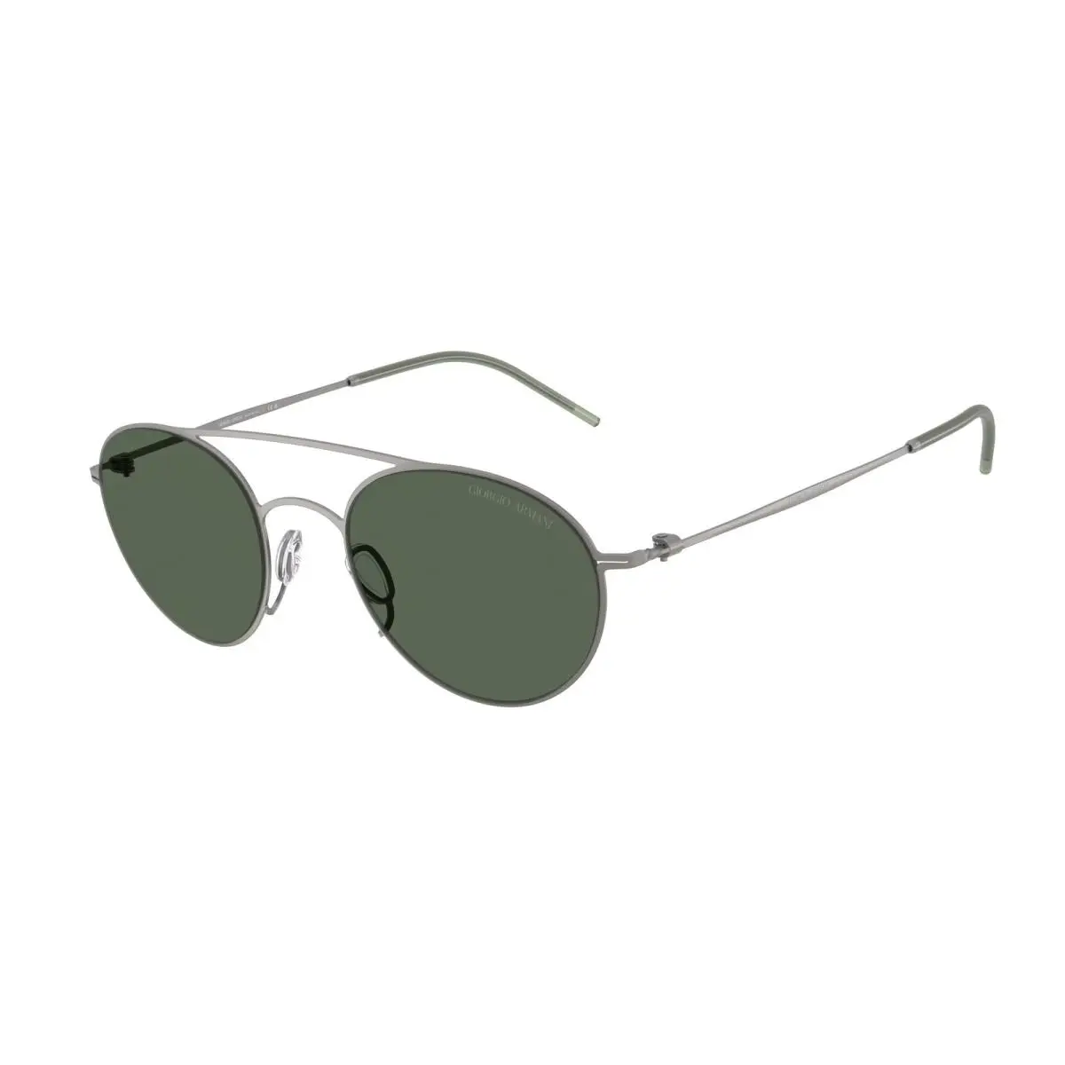 Giorgio Armani AR6169 300371 Matte Gunmetal Dark Green 48 mm Men`s Sunglasses
