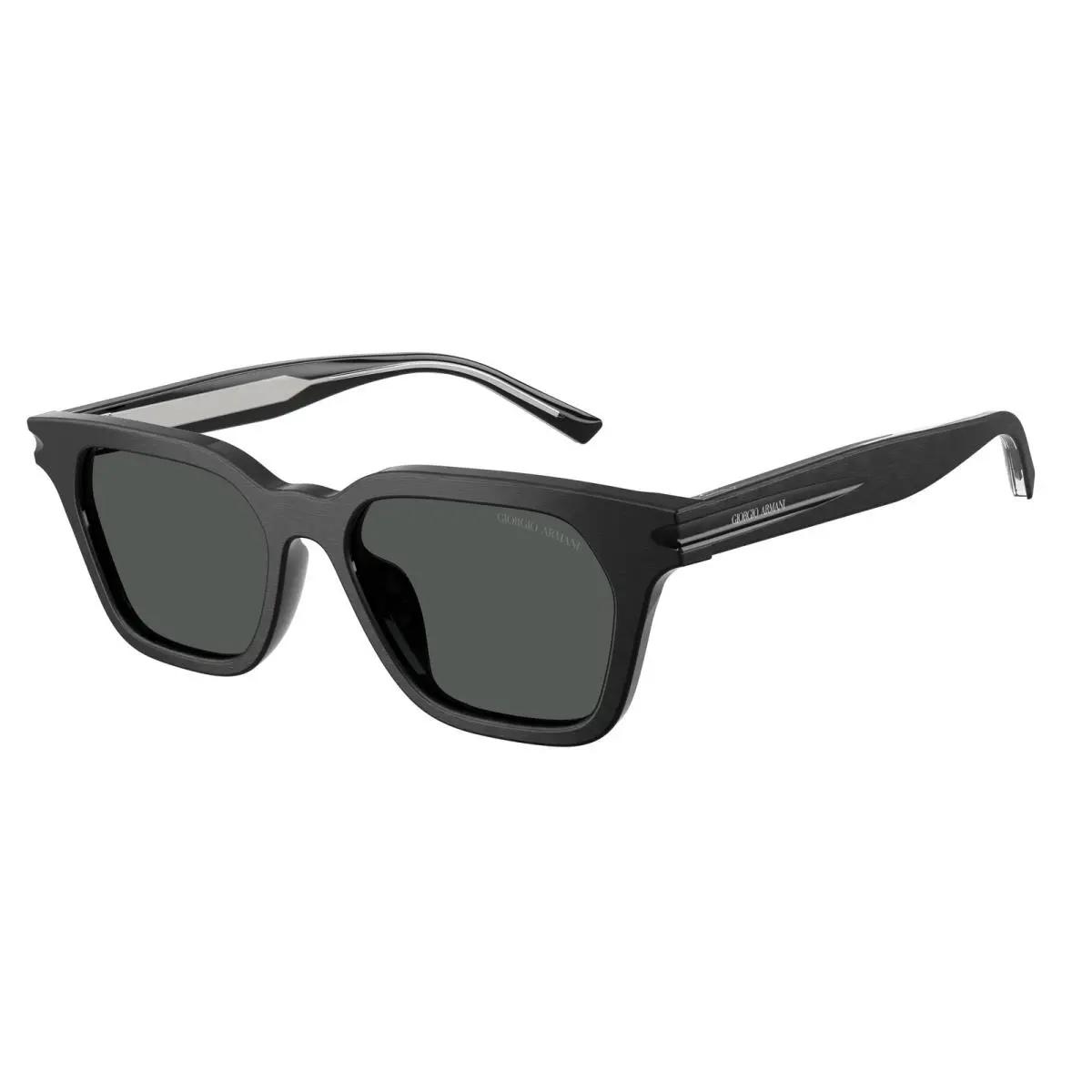 Giorgio Armani AR8251U 500987 Brushed Black Dark Grey 52 mm Unisex Sunglasses