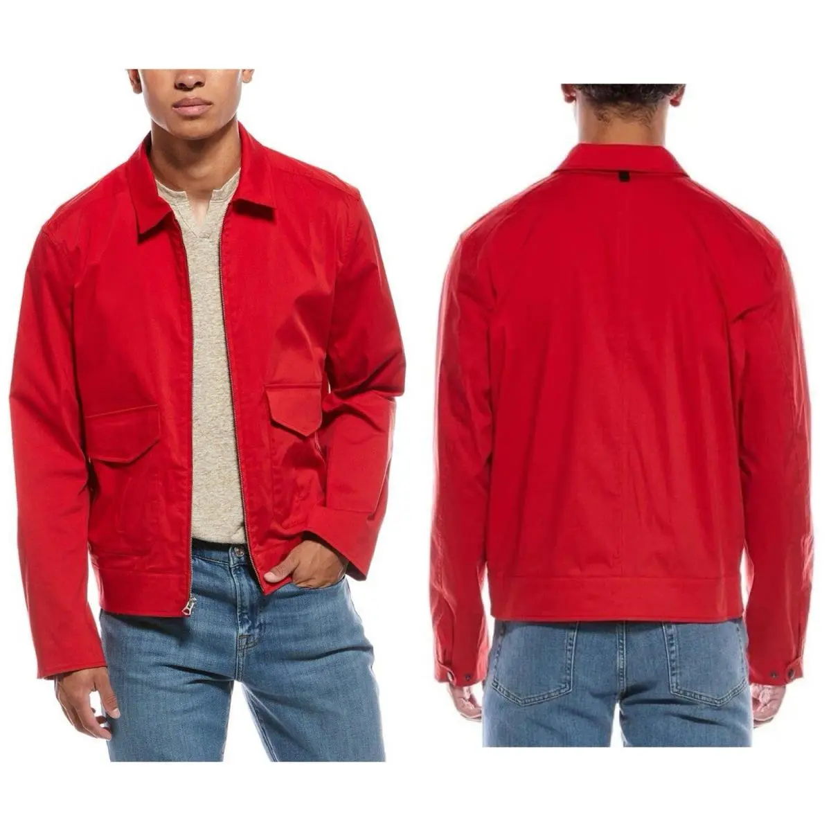 Rag Bone Pump Paperweight Jacket In Red Size: XL by Rag & Bone