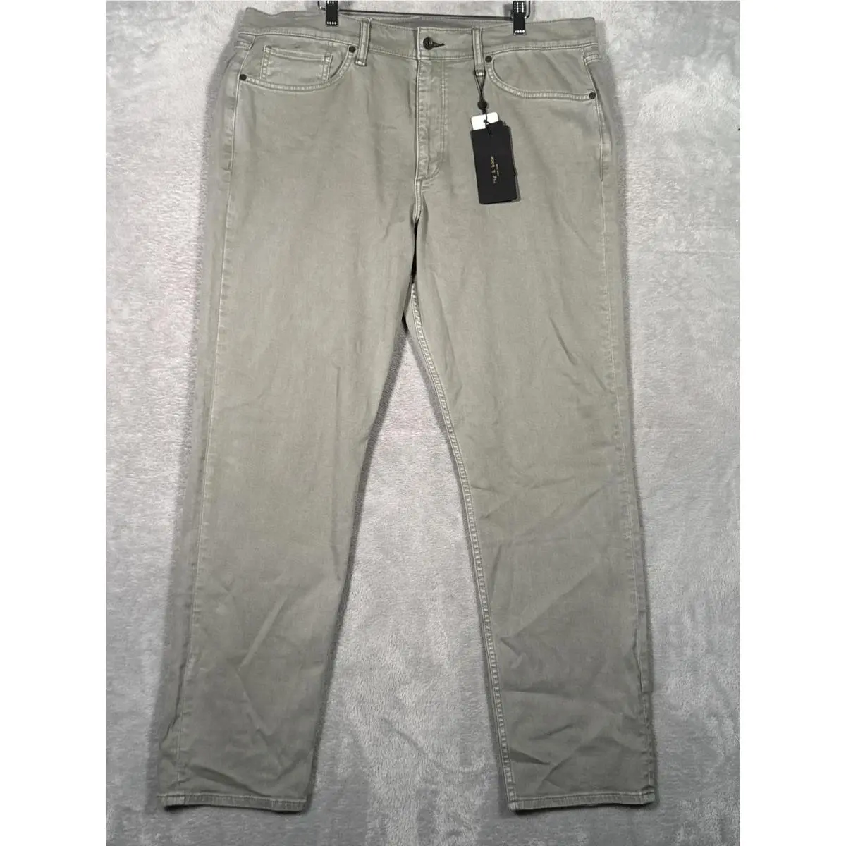 Rag Bone Fit 2 Aero Stretch Jeans Mens 38x32 Act 40 Green Dark Mint Denim Slim