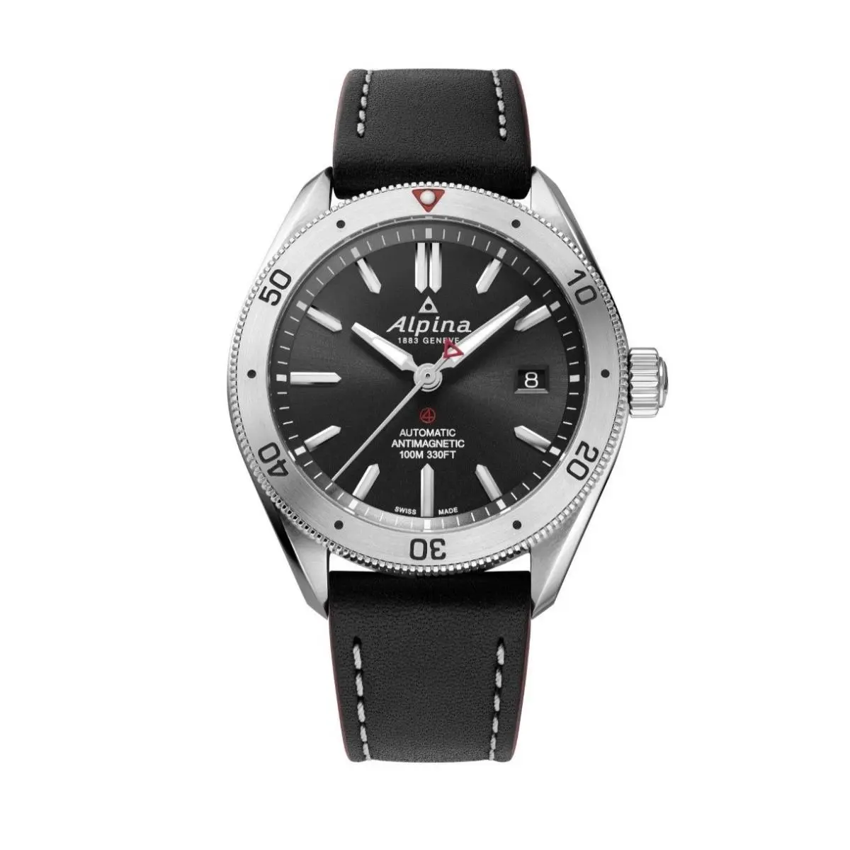 Swiss Made Alpina Alpiner 4 Automatic Black Dial Men`s Watch Geneve AL-525B4AQ6
