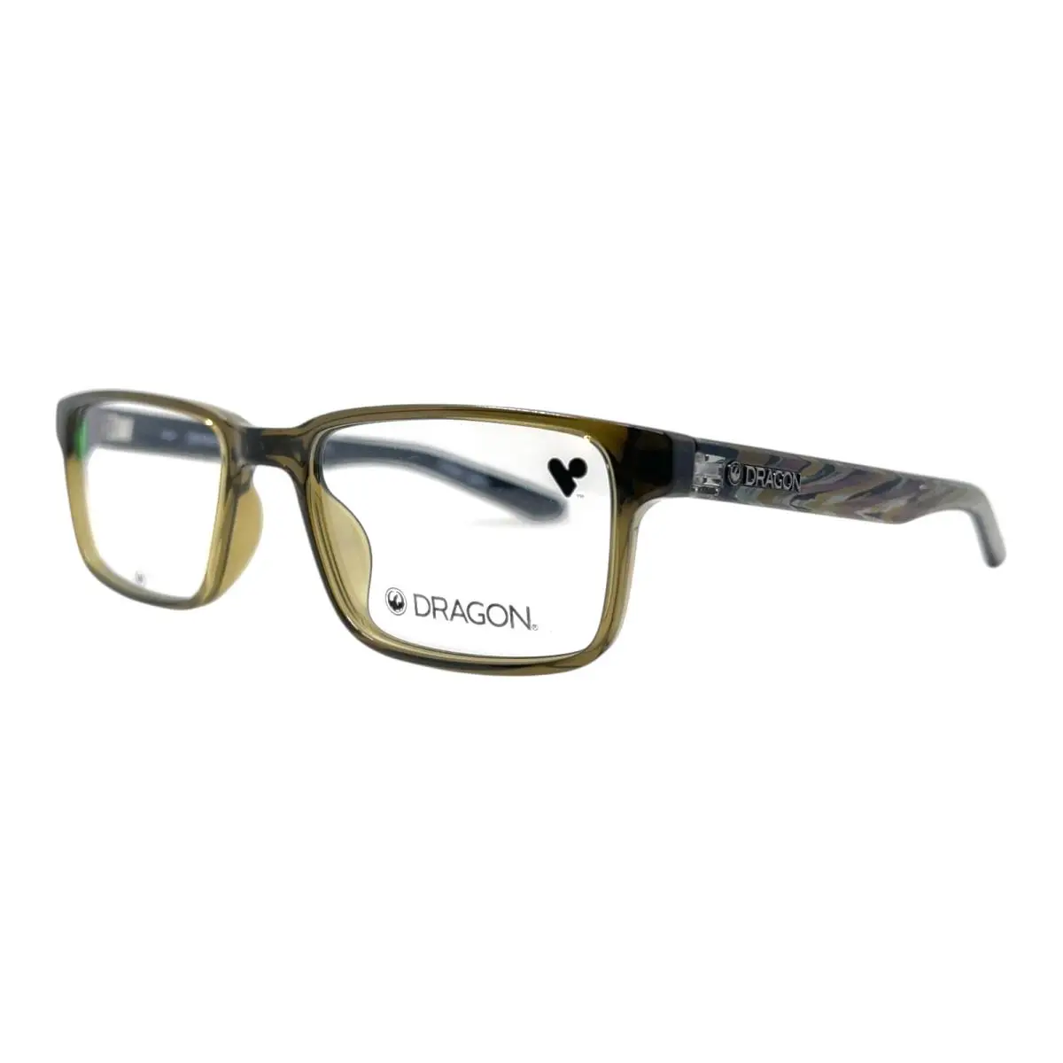 Dragon - DR2028 313 56/18/145 - Olive Green Crystal Men Eyeglasses