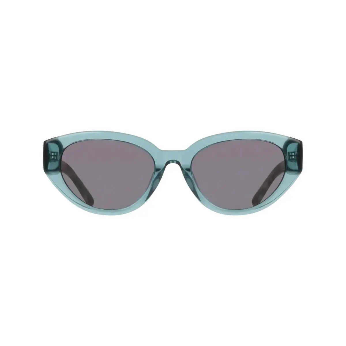 Dragon LL Sunglasses 320 Teal Crystal/ll Smoke 53mm Women