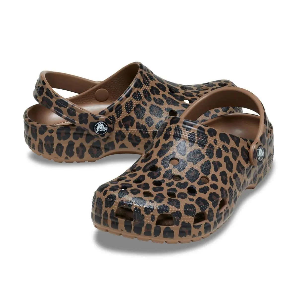 Crocs shoes - Brown/Black Leopard Print 12