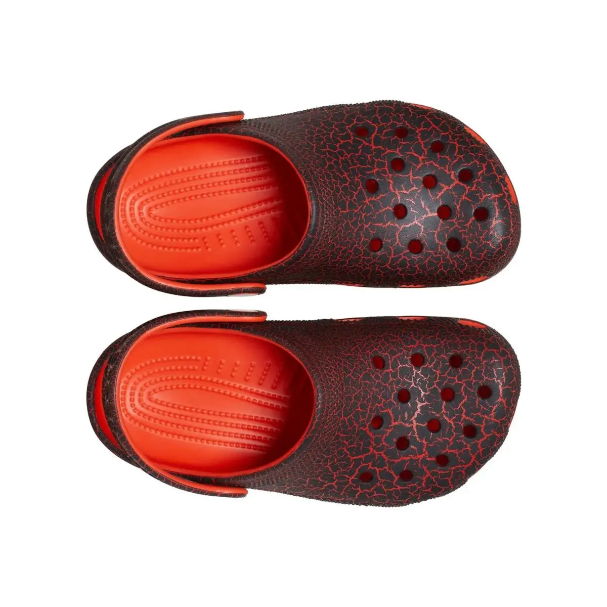 Crocs shoes - Lave Red Crackle 12