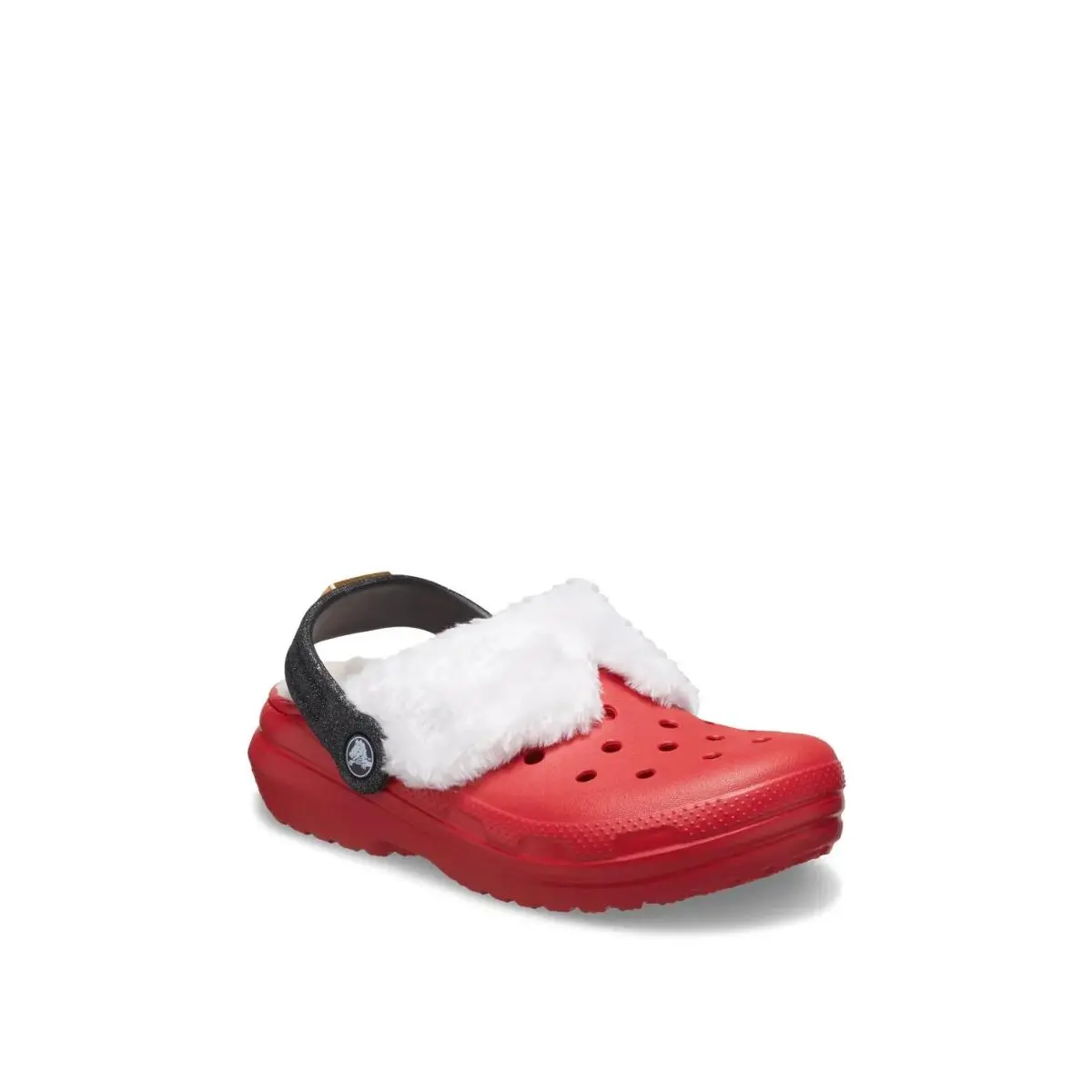 Girl`s Slippers Crocs Classic Lined Santa Clog
