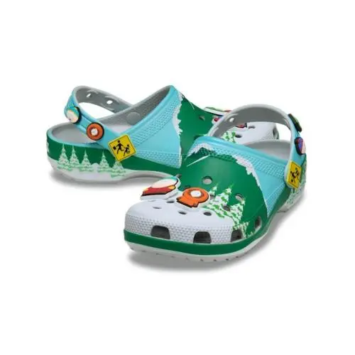 Crocs shoes - Blue/Green/Multi (UPC: 198445243196) 1