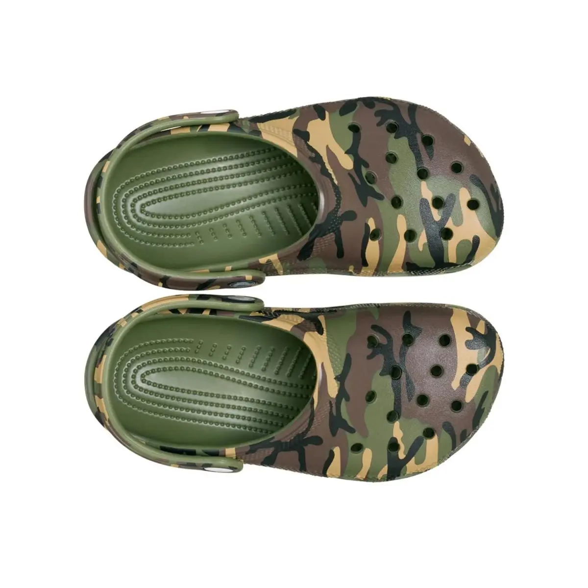 Crocs shoes - Brown/Green Camouflage Print 4