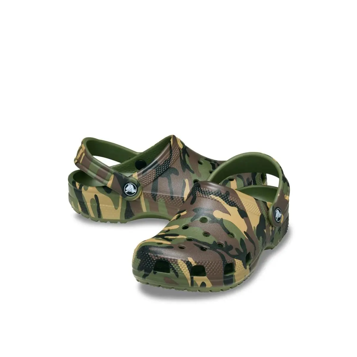 Crocs shoes - Brown/Green Camouflage Print 13