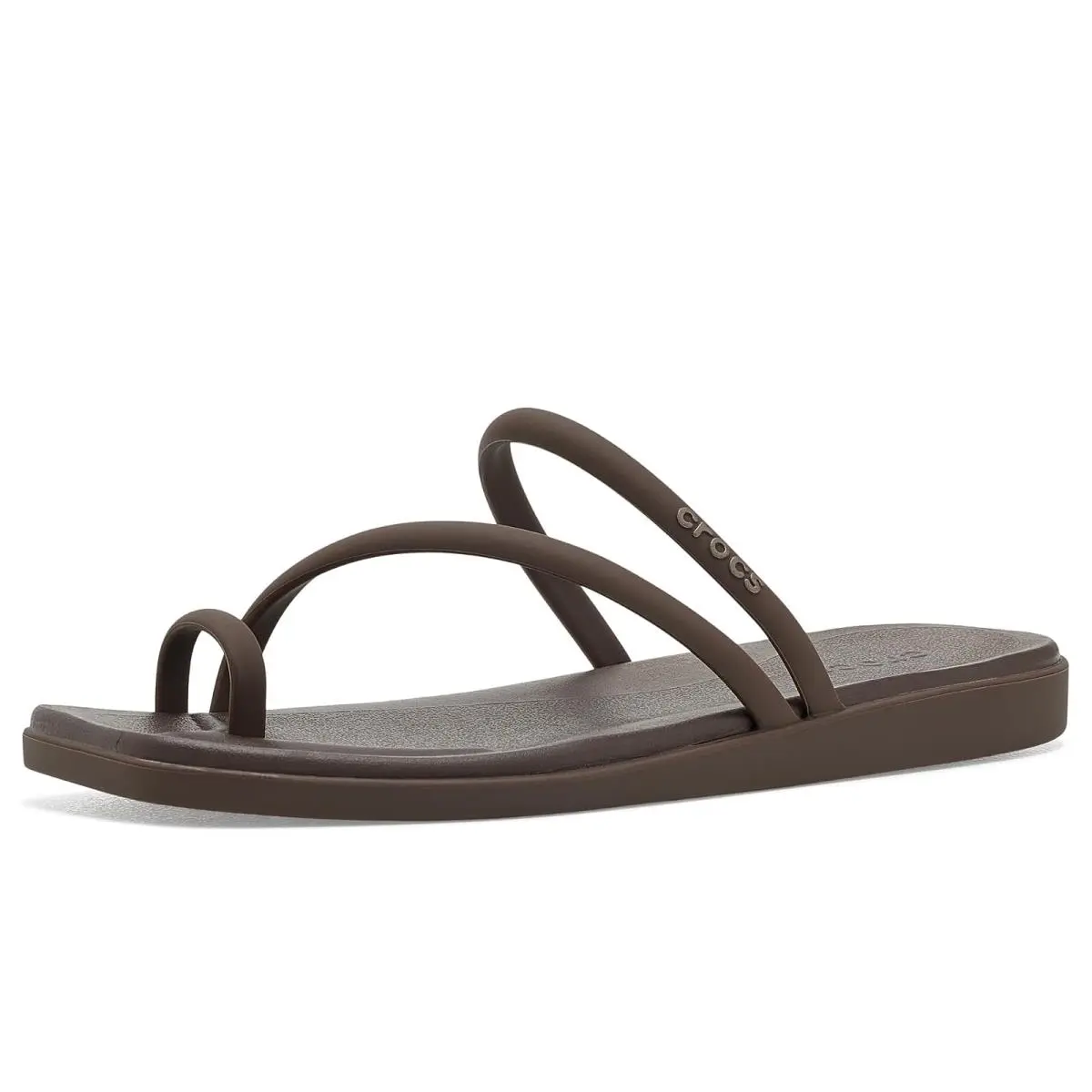 Woman`s Sandals  Miami Toe Loop Sandals Coffee by Crocs