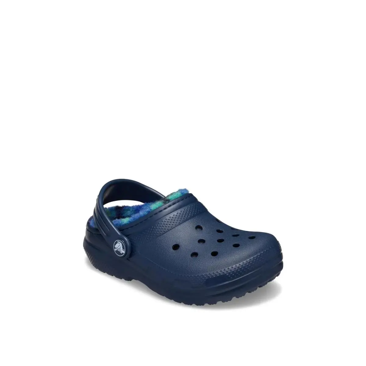 Boy`s Slippers Crocs Classic Lined Bold Check Clog
