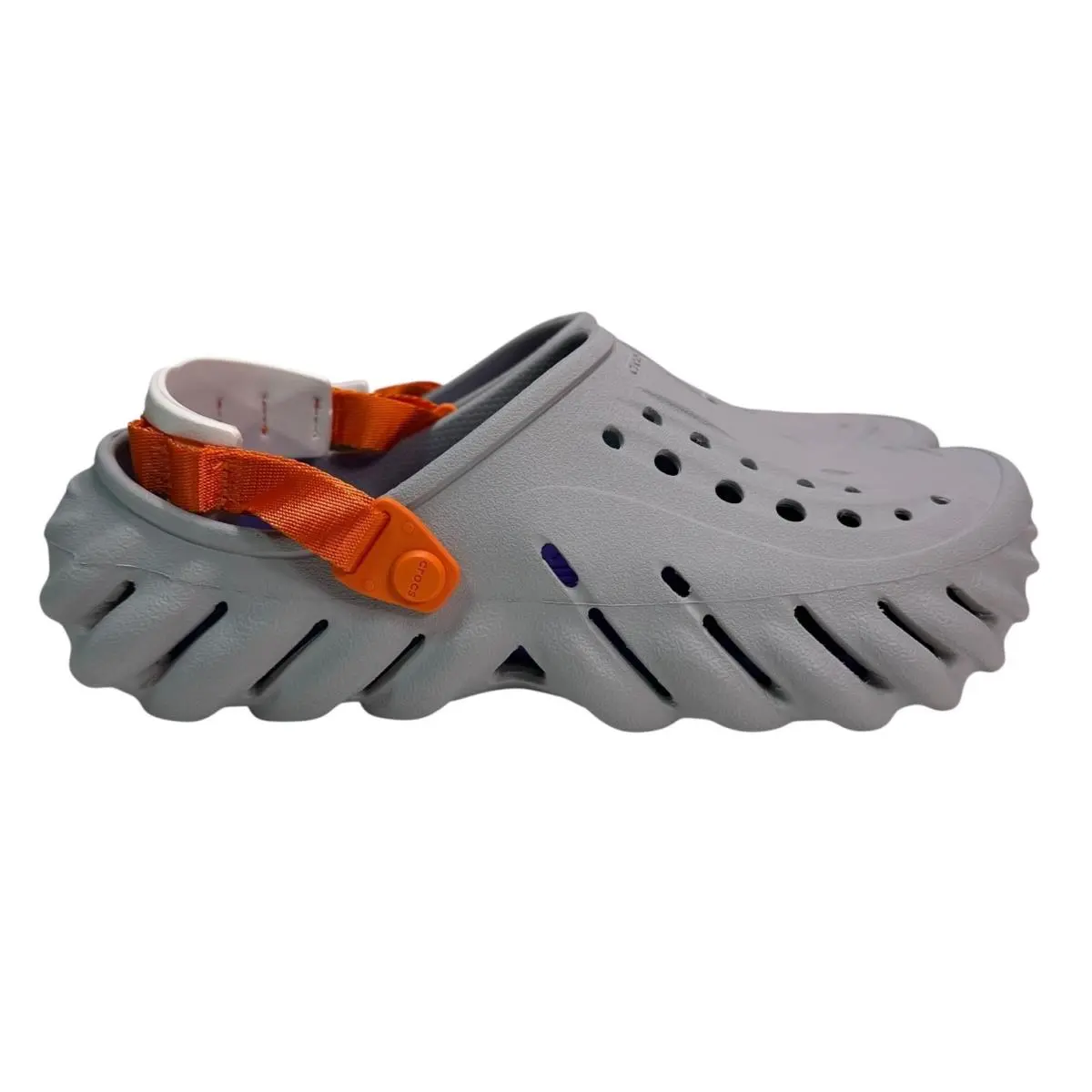 Crocs Echo Clog Mirage Gray Orange Purple M12 207937-1NM