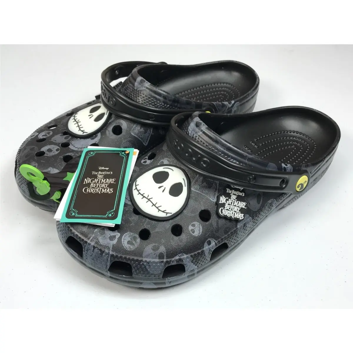 Crocs Disney Nightmare Before Christmas Glow In The Dark Clogs Mens 12 Womens 14