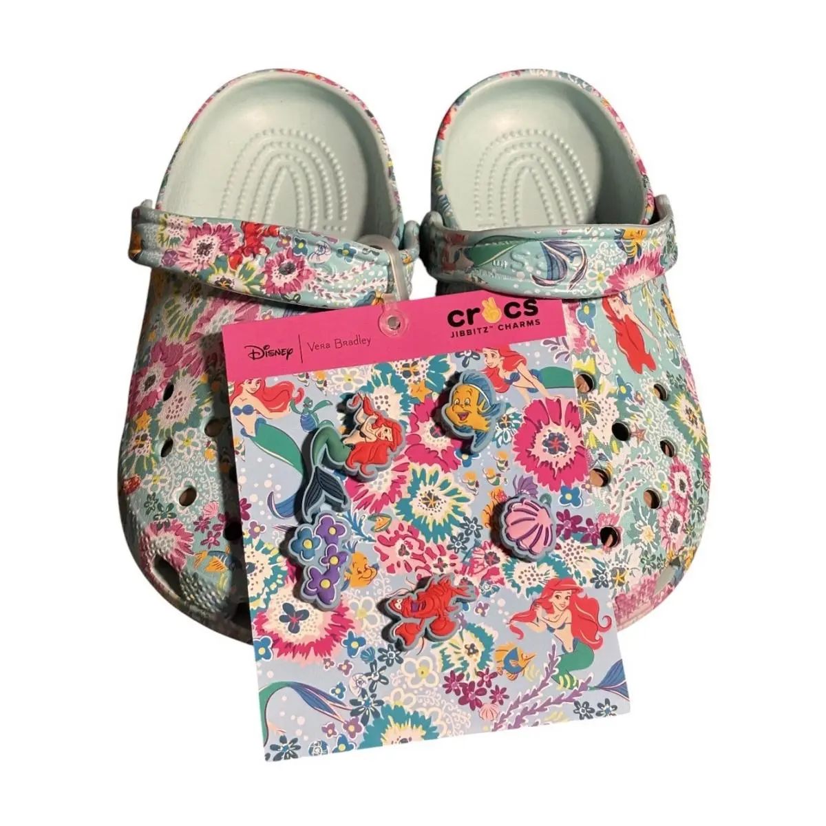 Vera Bradley x Disney Little Mermaid x Crocs J3/W5 Jibbitz Charms In Bag