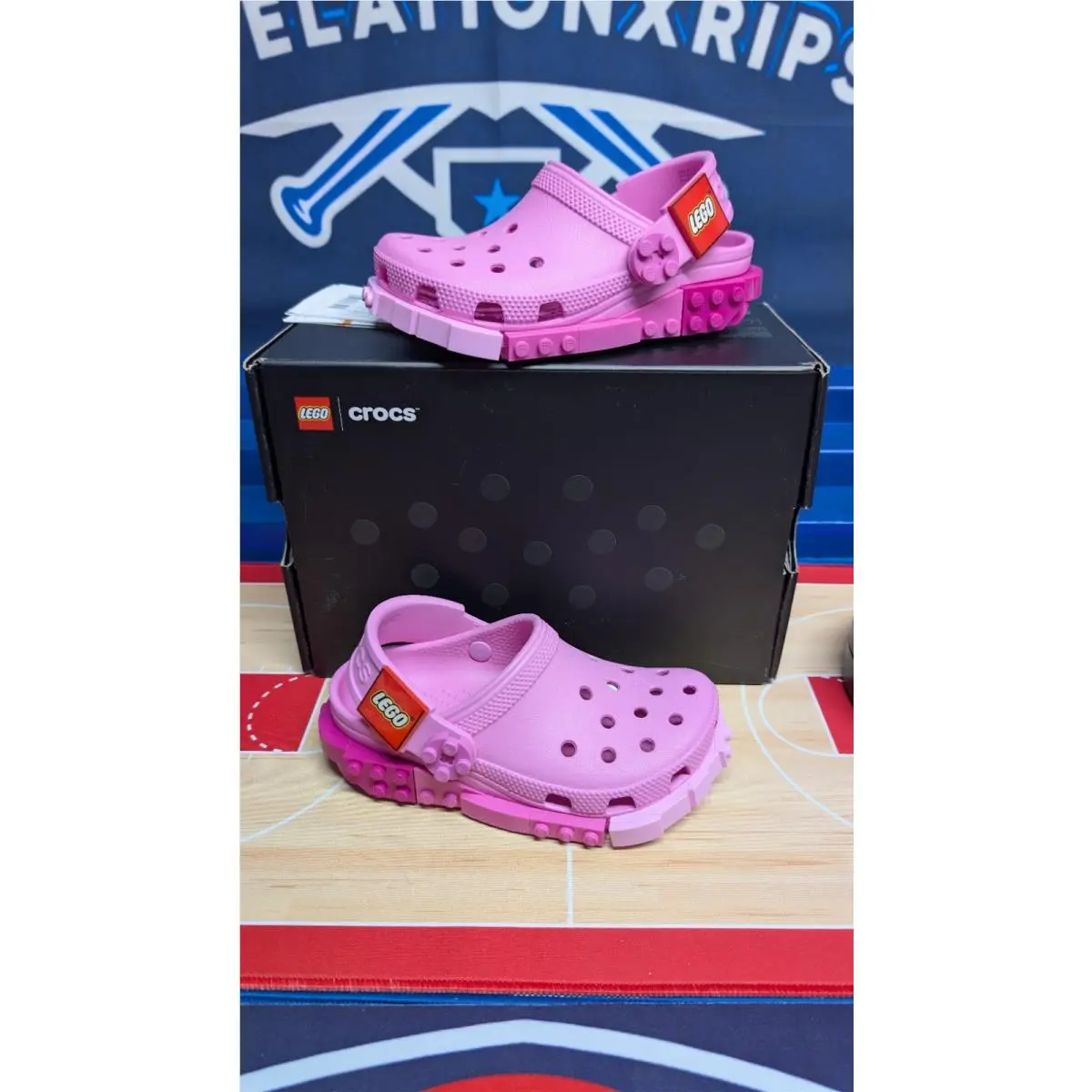 12C Crocs x Lego Creativity Clog Kids` Pink IN The Box