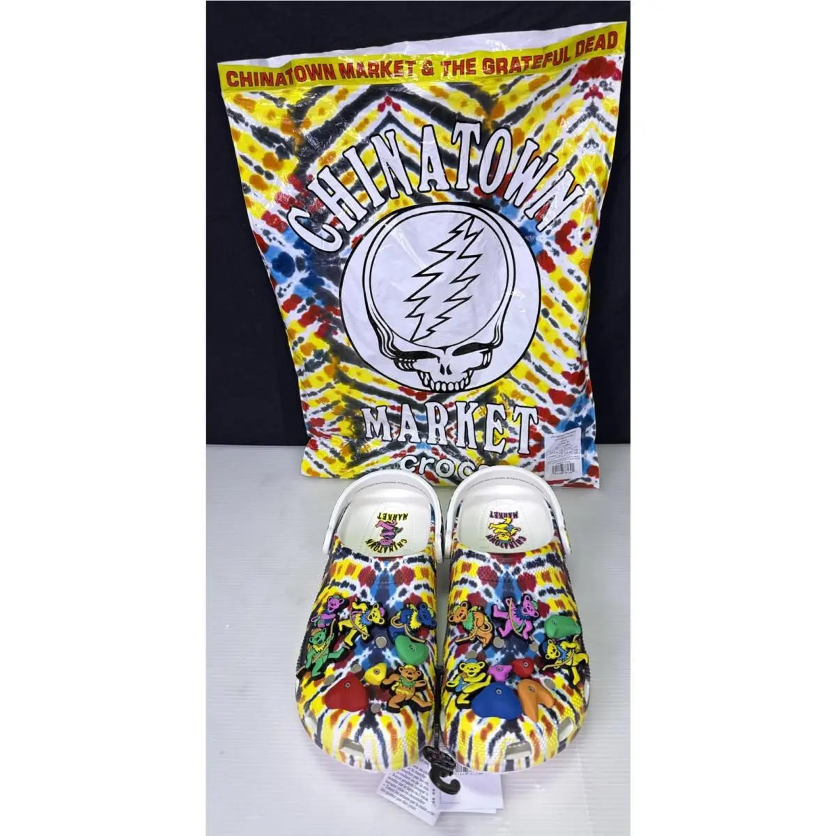 Grateful Dead x Chinatown Market Crocs Classic Clog Size 9M/11W