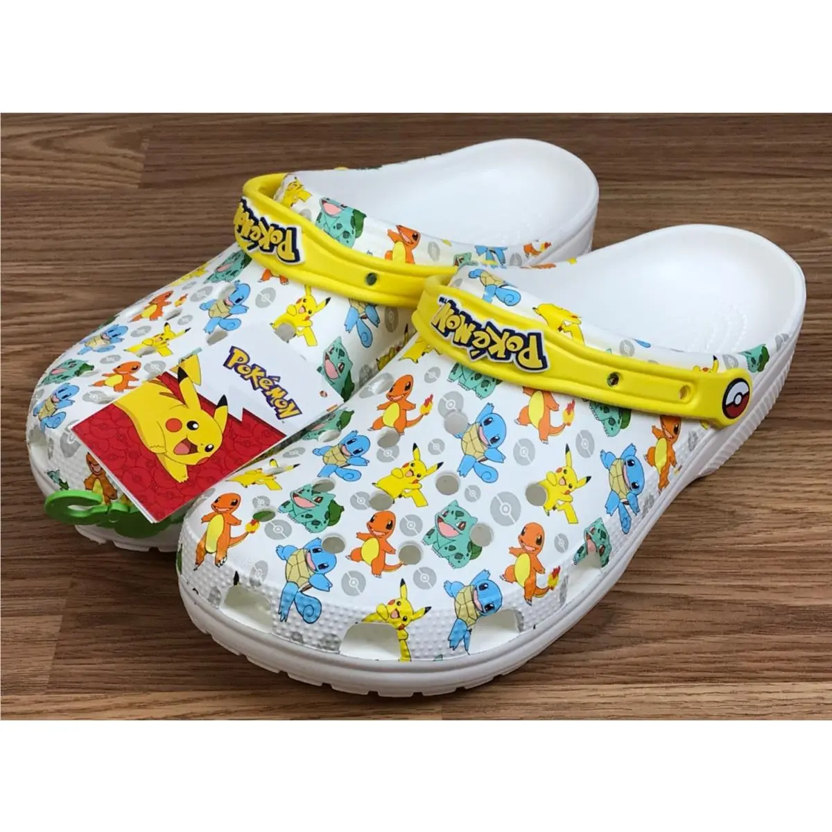 Crocs x Pokemon 2 Classic Clog Men`s 10 Pikachu Squirtle Charmander