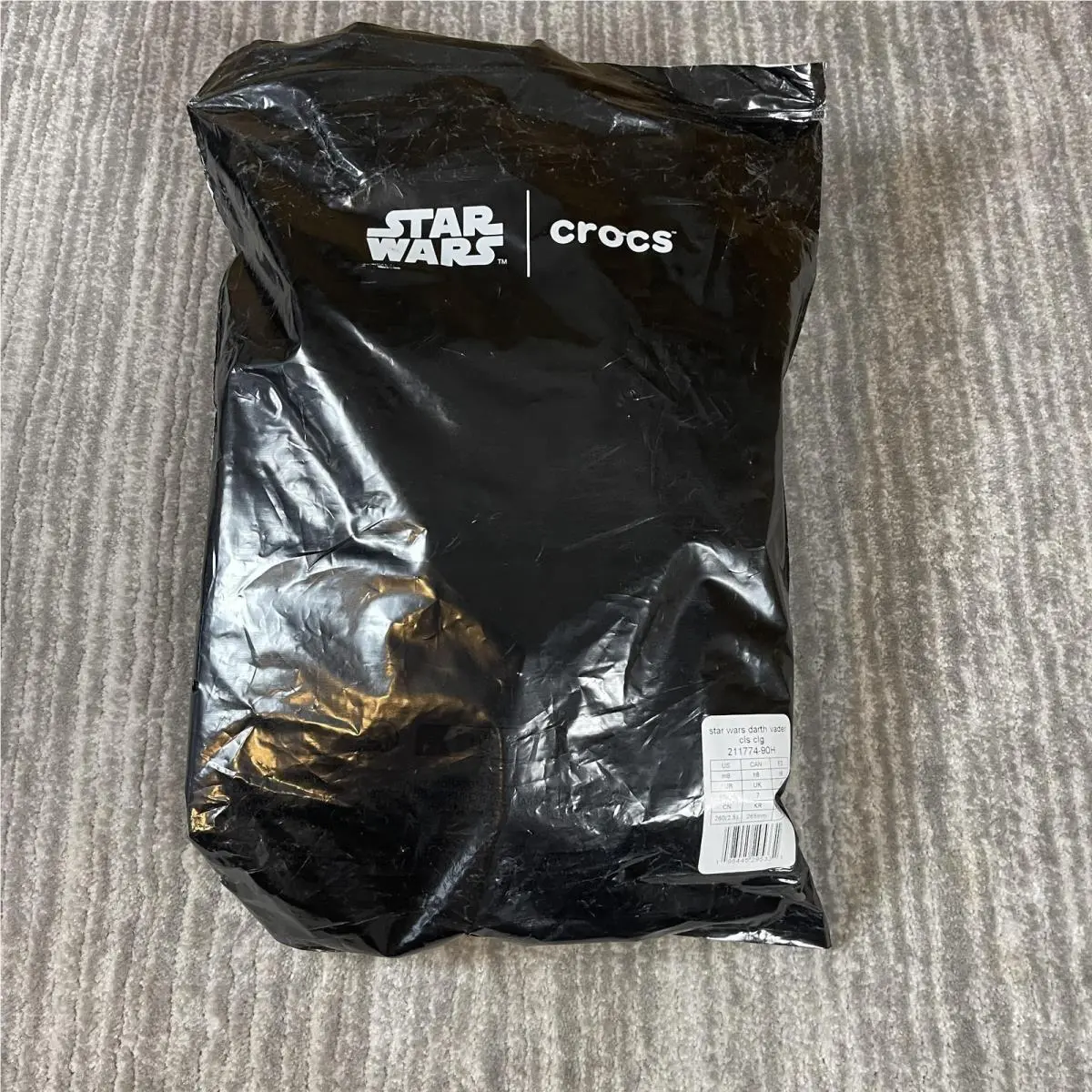 Crocs shoes - Crocs Star Wars Darth Vader Classic Clog - Black 8