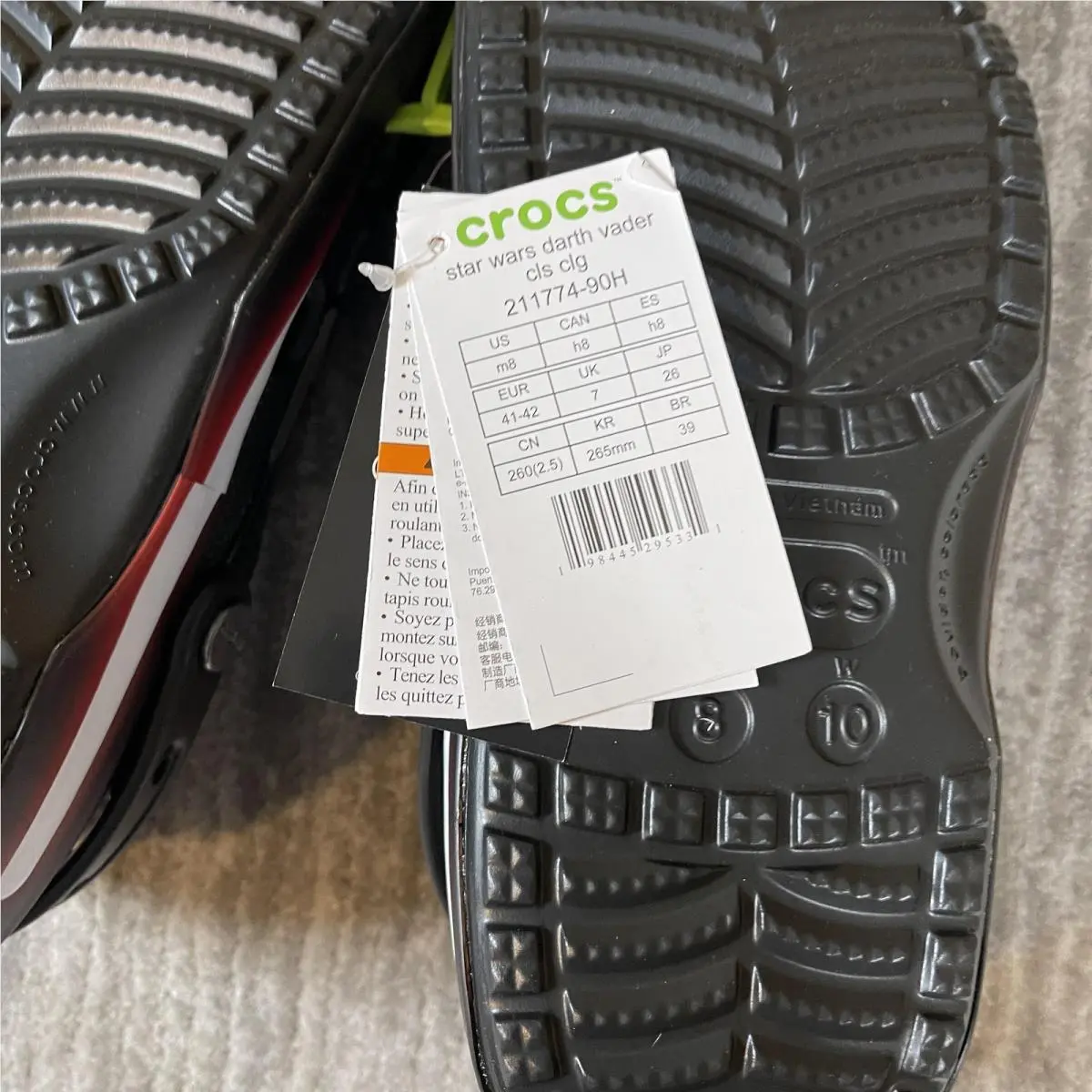 Crocs shoes - Crocs Star Wars Darth Vader Classic Clog - Black 5