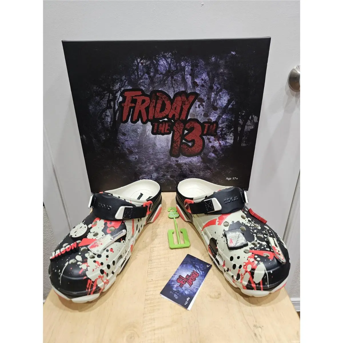 Crocs All Terrain Clog Friday The 13th Scary Movie Pack Jason Vorhees M11