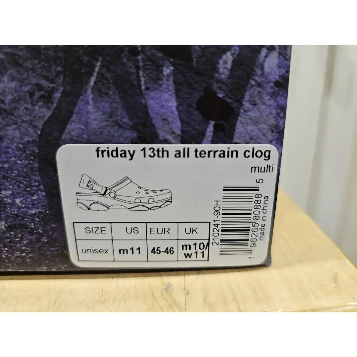 Crocs shoes - Crocs All Terrain Clog Friday the 13th - 210241 -90H - Multicolor 22