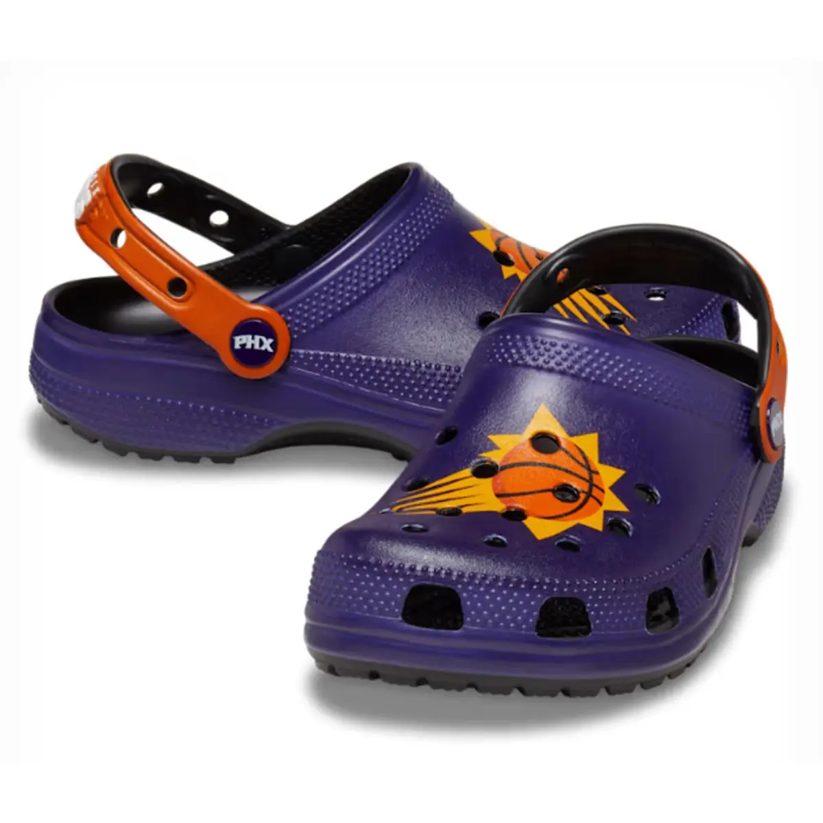 Crocs Nba Phoenix Suns Classic Clog Mens 9 Womens 11 Black Purple
