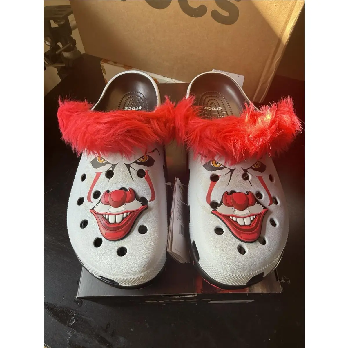 Crocs x IT Chapter 2 Pennywise Classic Clog Mens Size 13 Shoes 212351-90H