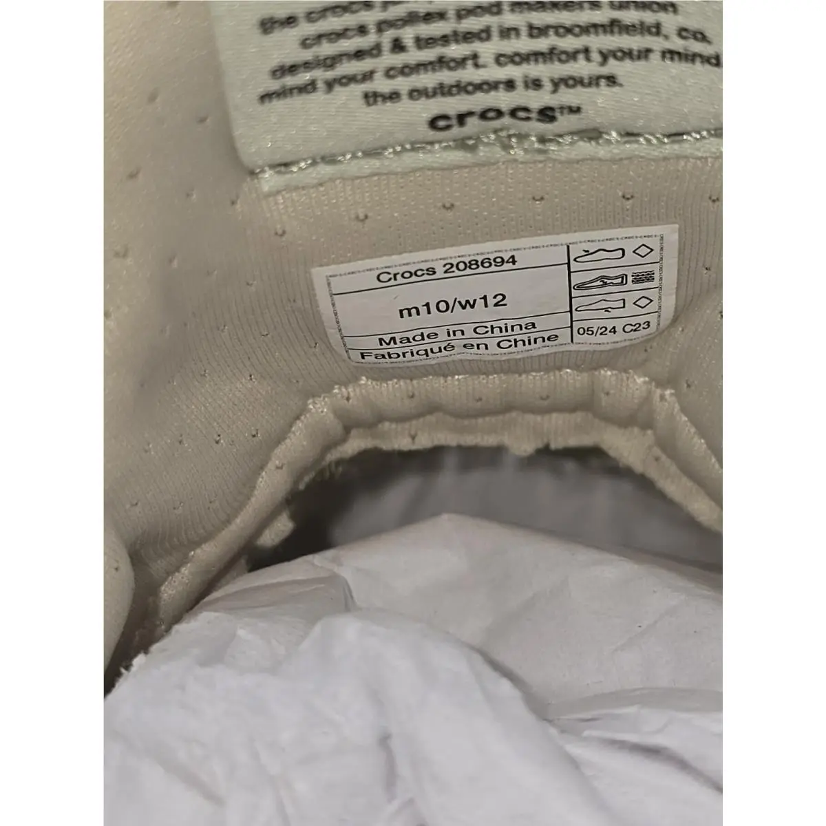 Crocs shoes - Crocs Pollex Juniper - Pollex Juniper - 2086941RW - White 11