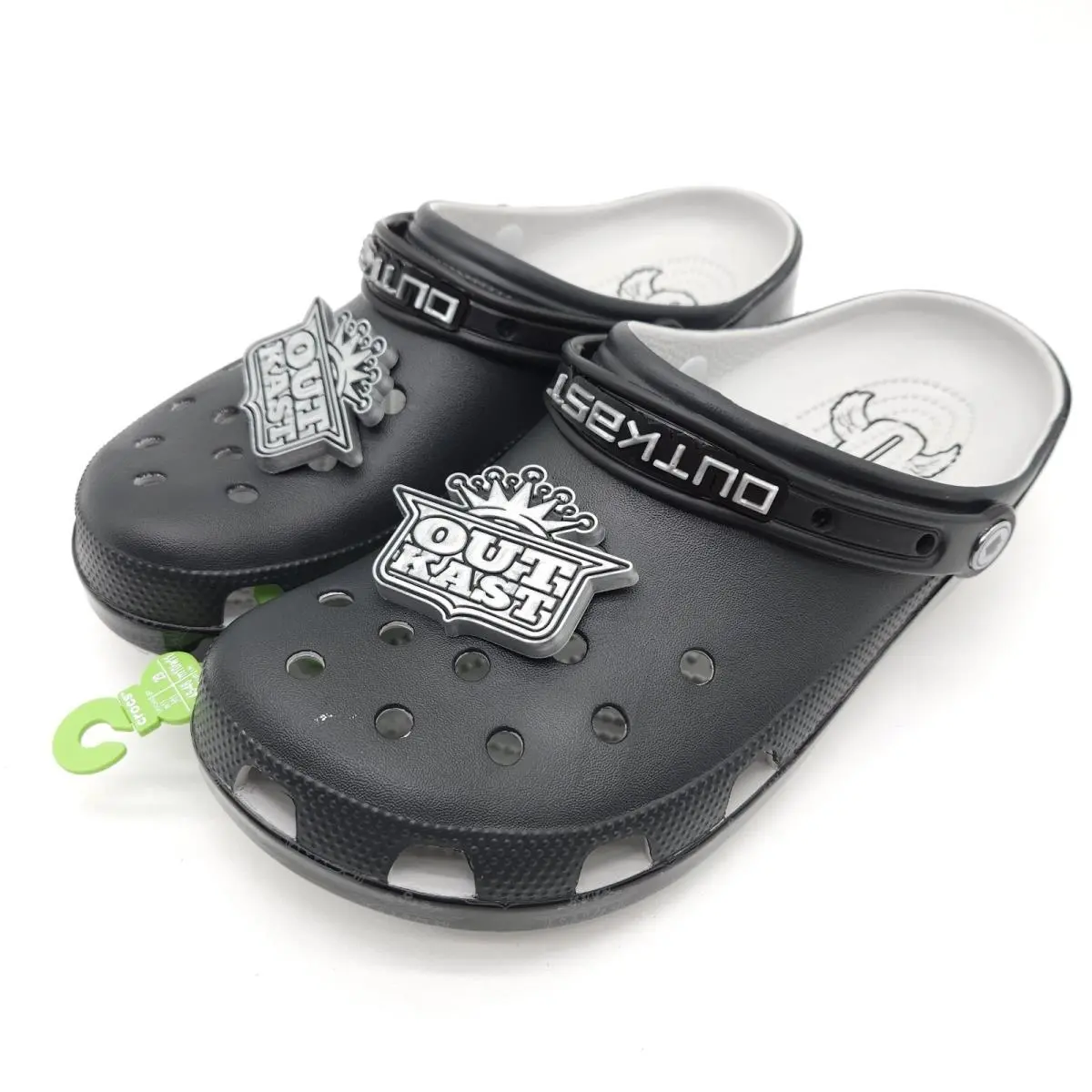 Crocs Mens 11 Black Outkast Classic Clog Slip On Shoes Hip Hop Rap Music Limited