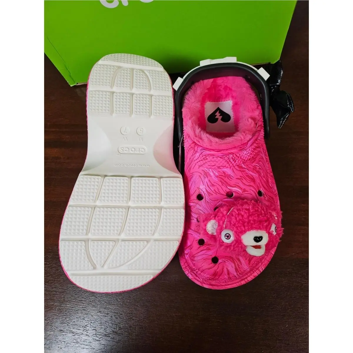 Crocs shoes - Fortnite Cuddle Team Leader Lined Clog - Pink 6