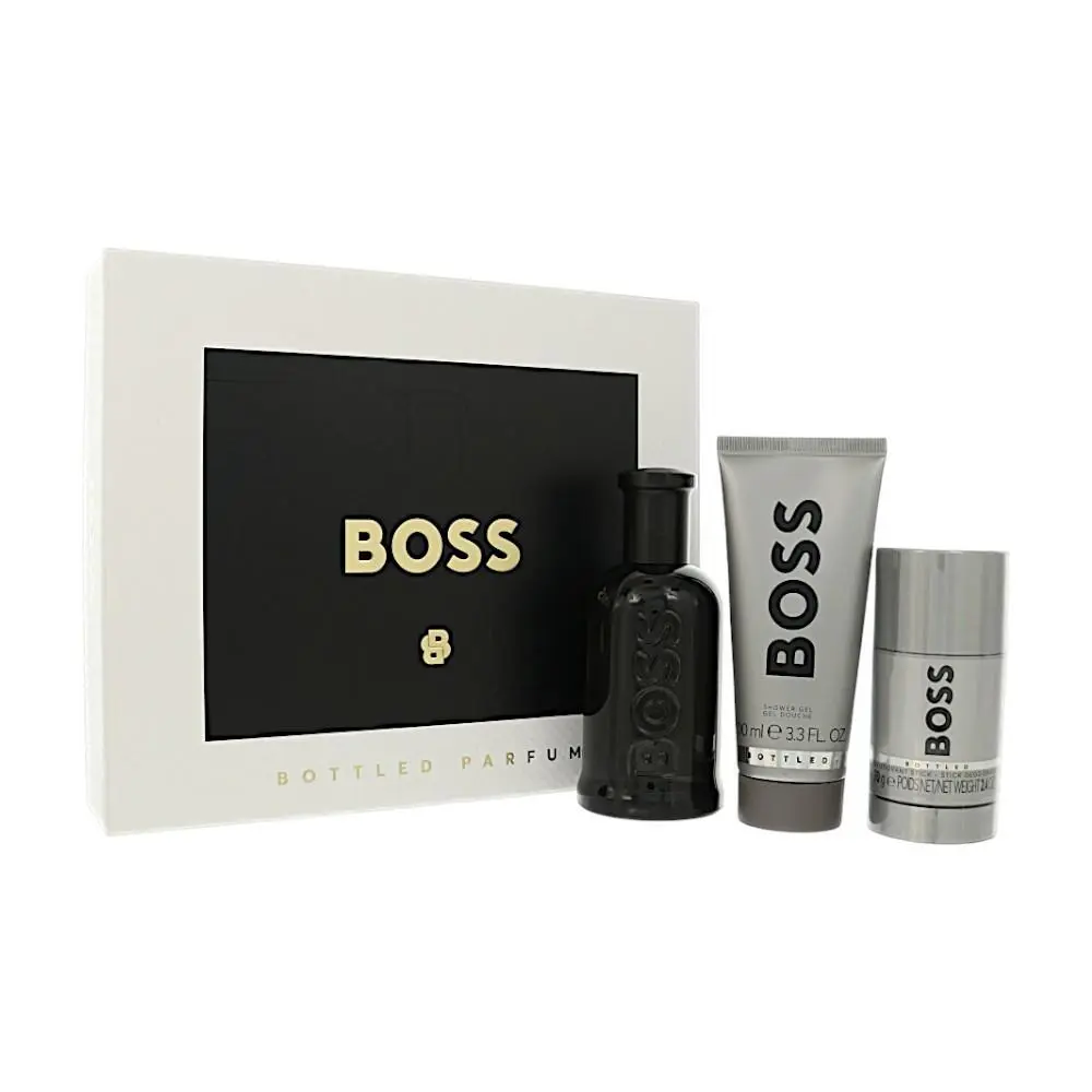 Boss 6 3Pc Gift Set- 3.3Oz Parfum Spray 3.3Oz Shower Gel 2.4Oz Deodorant