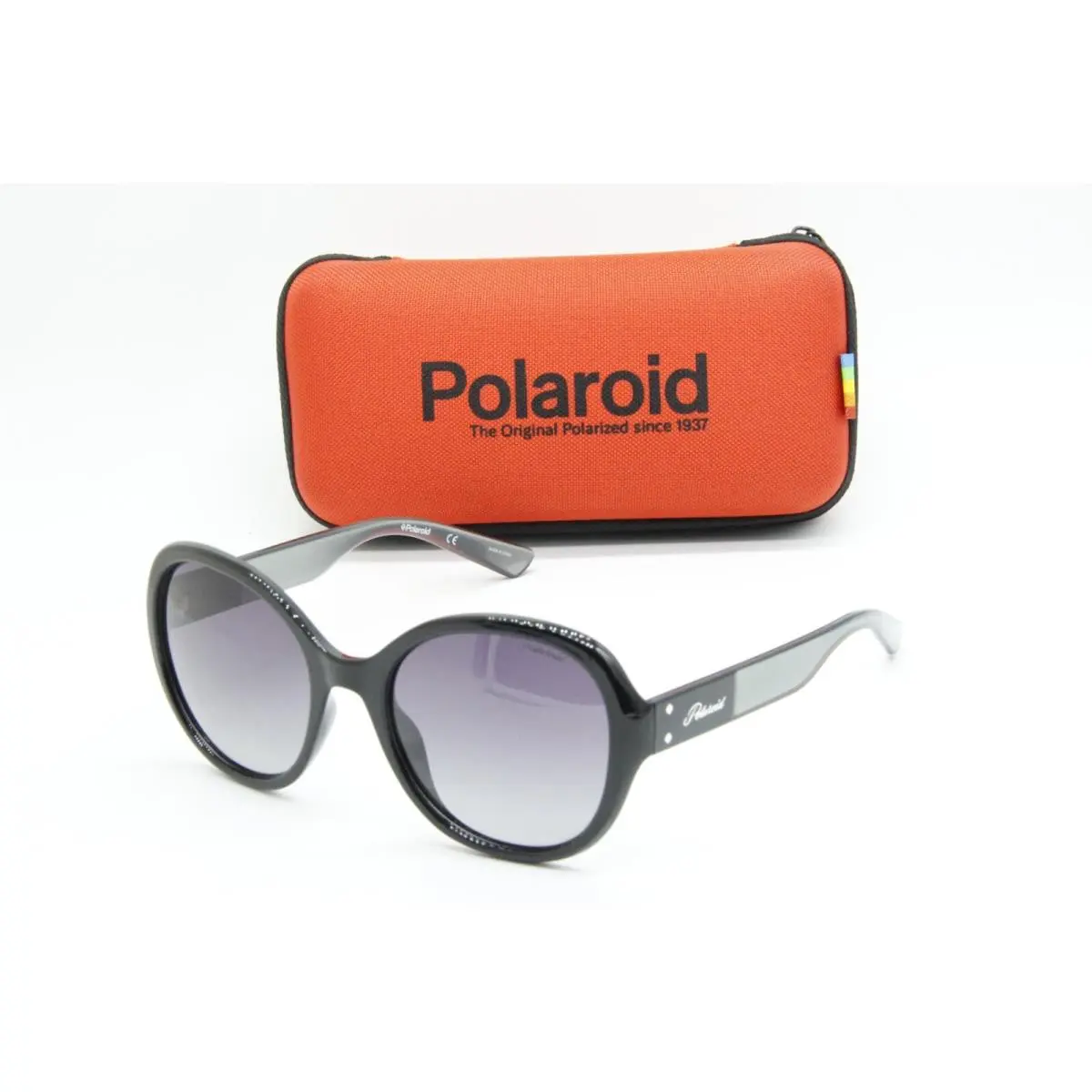 Polaroid Pld 4073/S 807WJ Black Grey Blue Sunglasses W Case 55-21