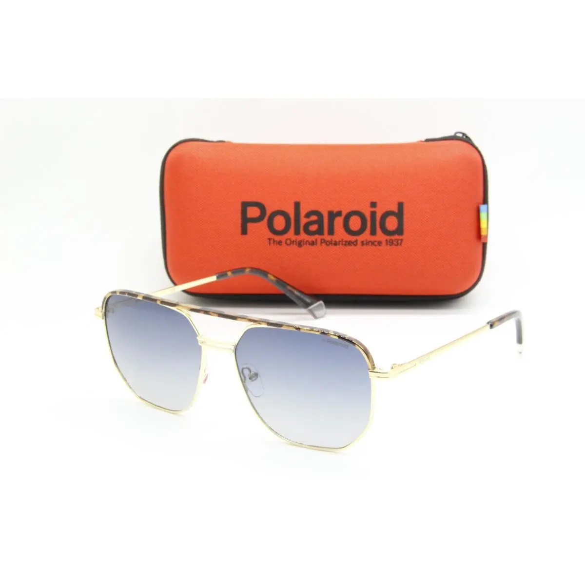 Polaroid Pld 2090/S/X H8DZ7 Gold Havana Sunglasses W Case 58-15