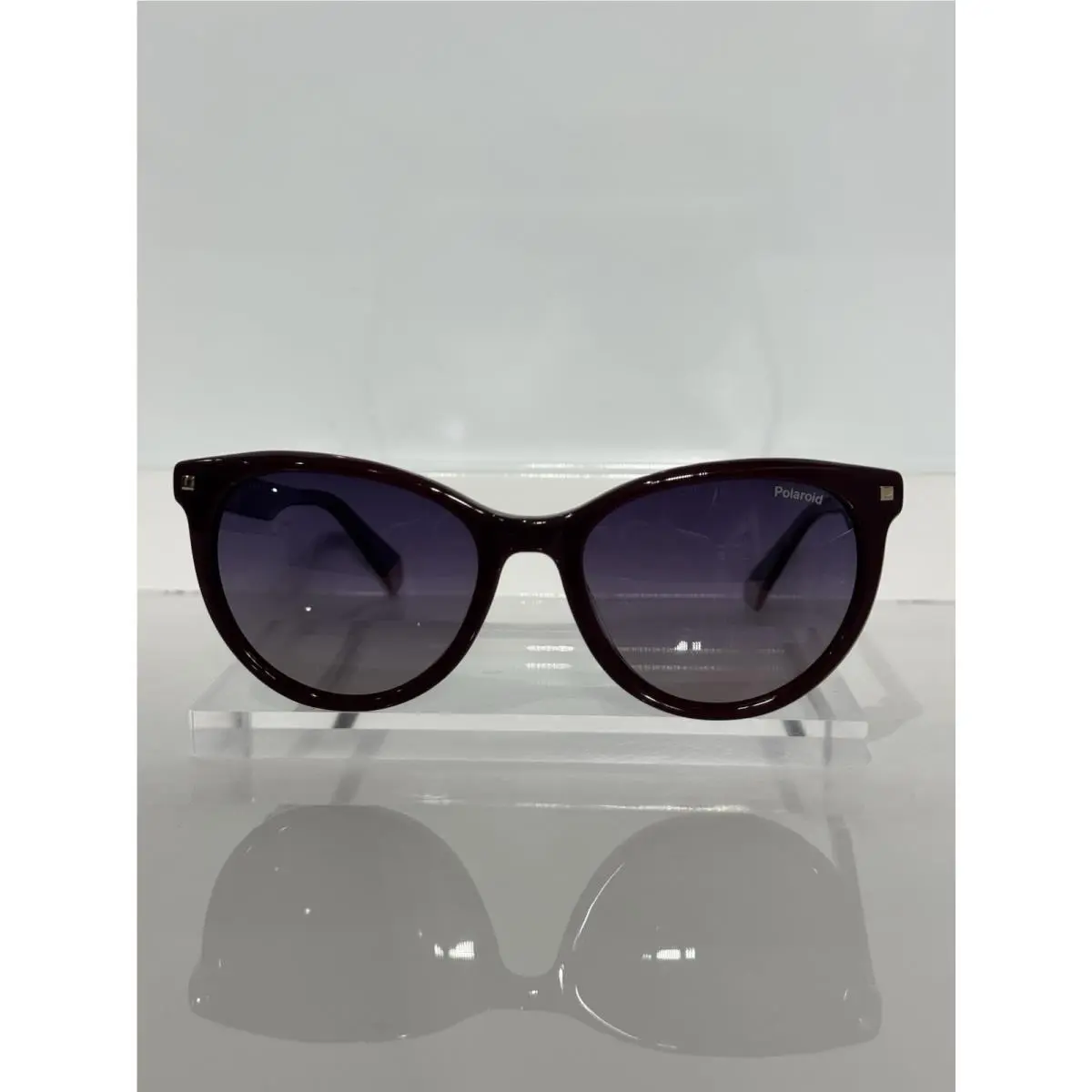 Polaroid 4111SX B3V Burgundy Acetate Woman Violet Polarized Sunglasses