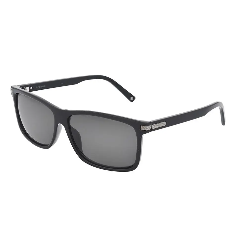 Polaroid Pld 2075/S/X 807_M9 Black Plastic Sunglasses Grey Polarized Lens