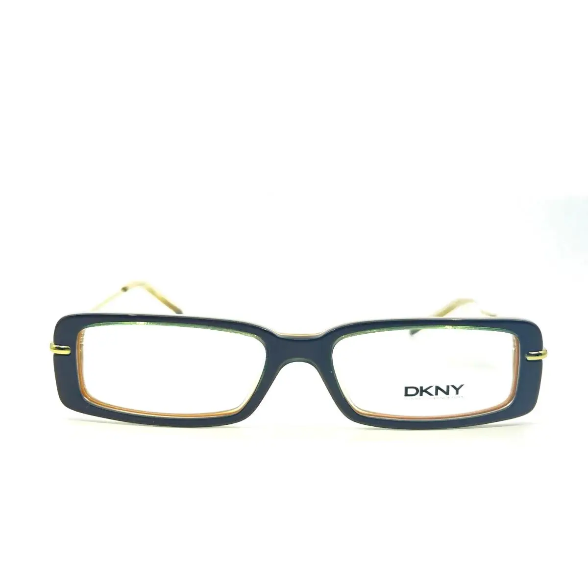 Dkny Eyeglasses DY4569 3272 Brown Green Rectangular Full Rim 49 15 135 mm